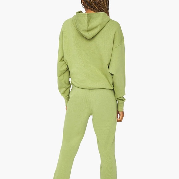 NWT WeWoreWhat sage green SET of hoodie and sweatpants - Picture 8 of 12
